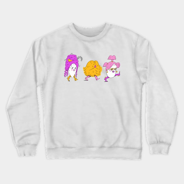 Wig parade Crewneck Sweatshirt by IsabelOtten